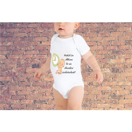 Mától én állítom be az ébredési szokásokat! Baby body kisfiú