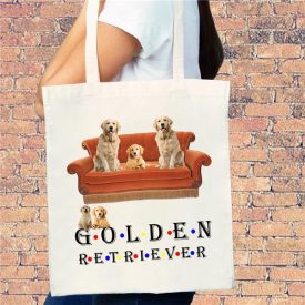 Golden Retriever friend - vászontáska