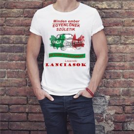Minden ember egyenlőnek születik - Lancia - férfi póló