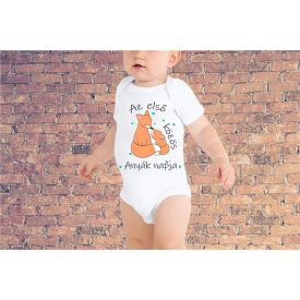 Az első közös anyák napja - róka fiú -baby body
