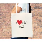 I love my ** - vászontáska