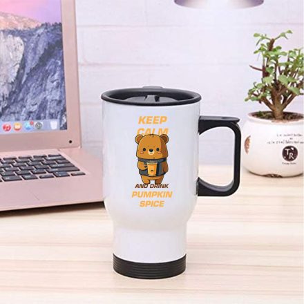 Keep Calm and Drink Pumpkin spice - úti bögre