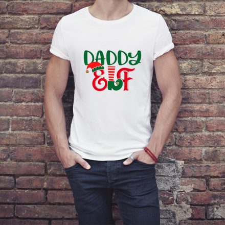 Daddy Elf - férfi póló