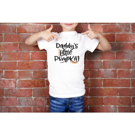 Daddy's little pumpkin -gyerek póló
