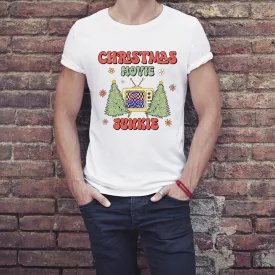 Christmas Movie Junkie - férfi póló