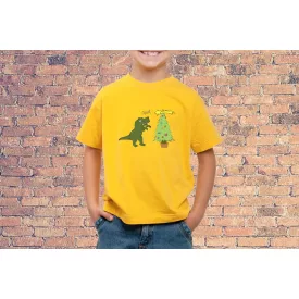 Karácsonyi T-rex - gyerek póló