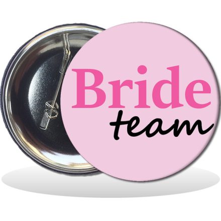 Kitűző - Bride Team